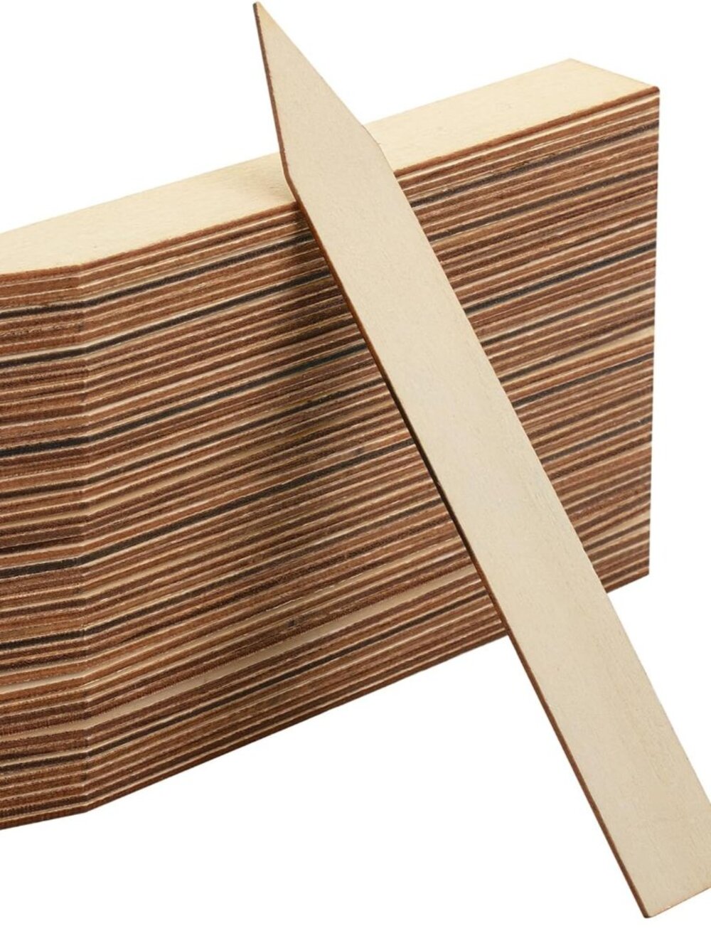 Wooden Plant Labels with Marker, 100 Pcs, 6“, Wooden Plant Markers